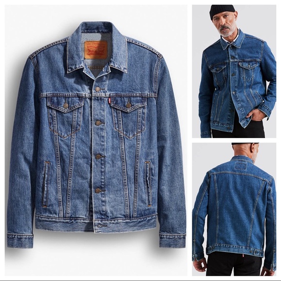 LEVI’s Men’s Classic Denim TRUCKER Jean Jacket 2XL